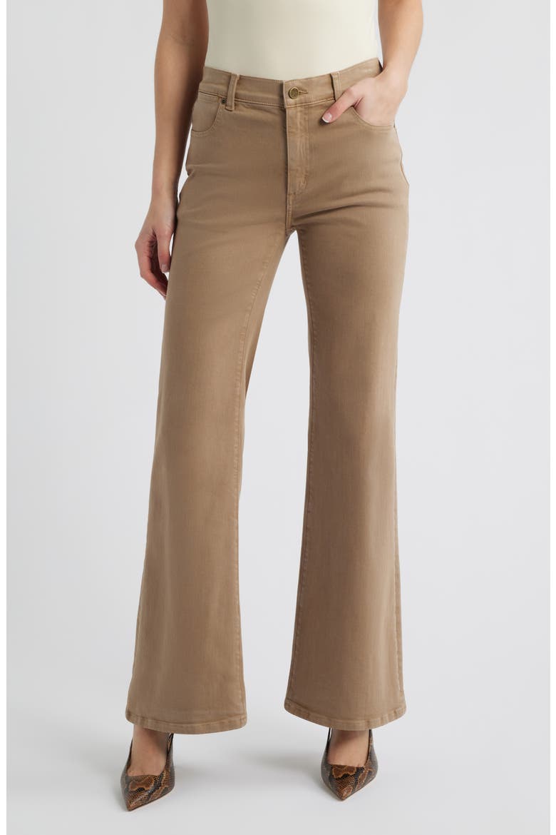 Rosie High Waist Wide Leg Pants, Main, color, KHAKI