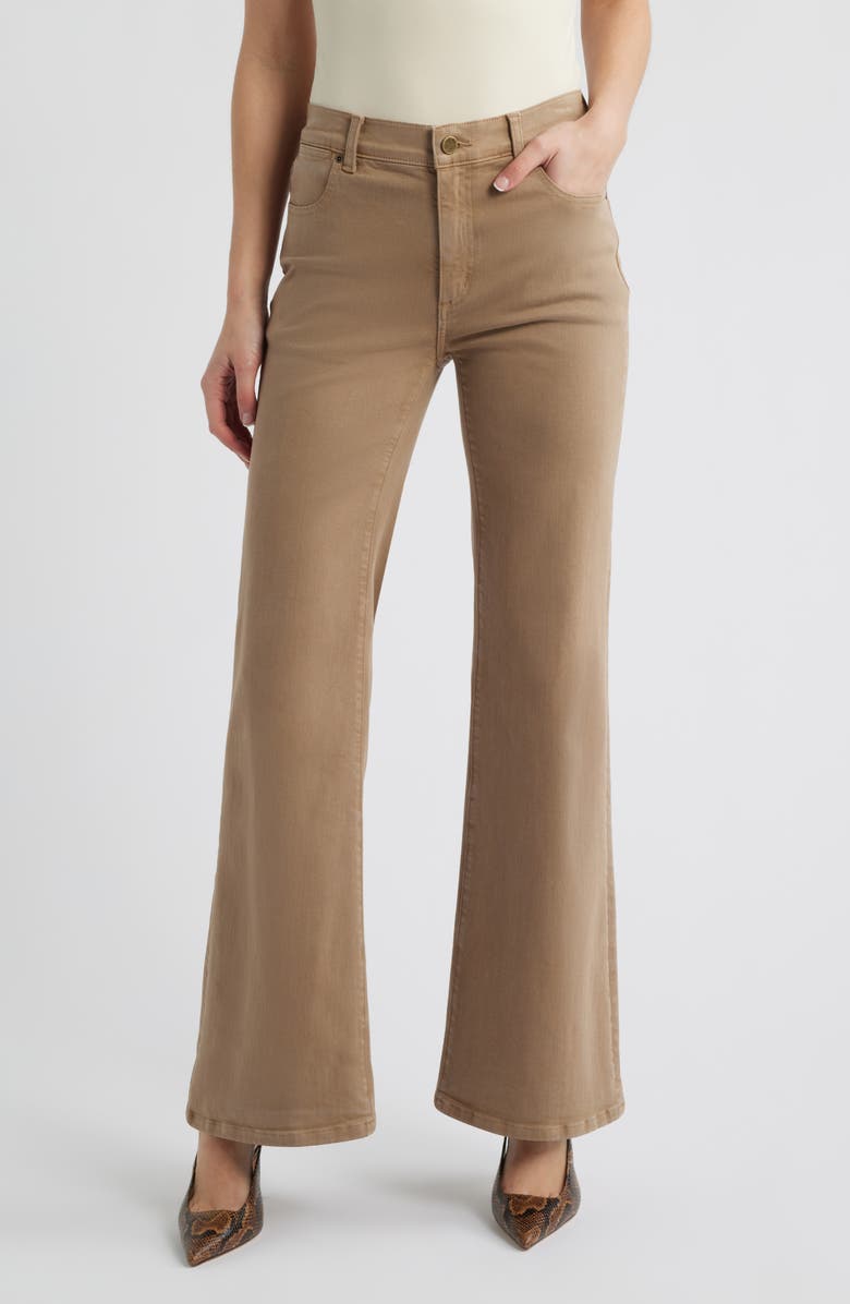 KOBI HALPERIN Rosie High Waist Wide Leg Pants, Main, color, Khaki