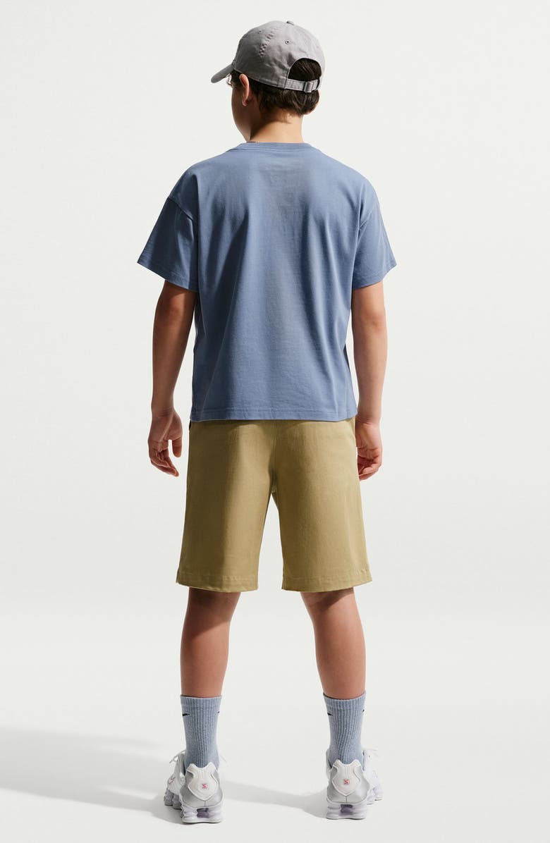 Nike Kids' M90 Cotton Graphic T-Shirt, Alternate, color, World Indigo