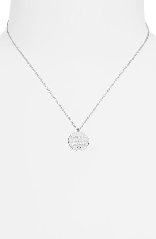 Estella Bartlett Love You To The Moon And Back Pendant Necklace