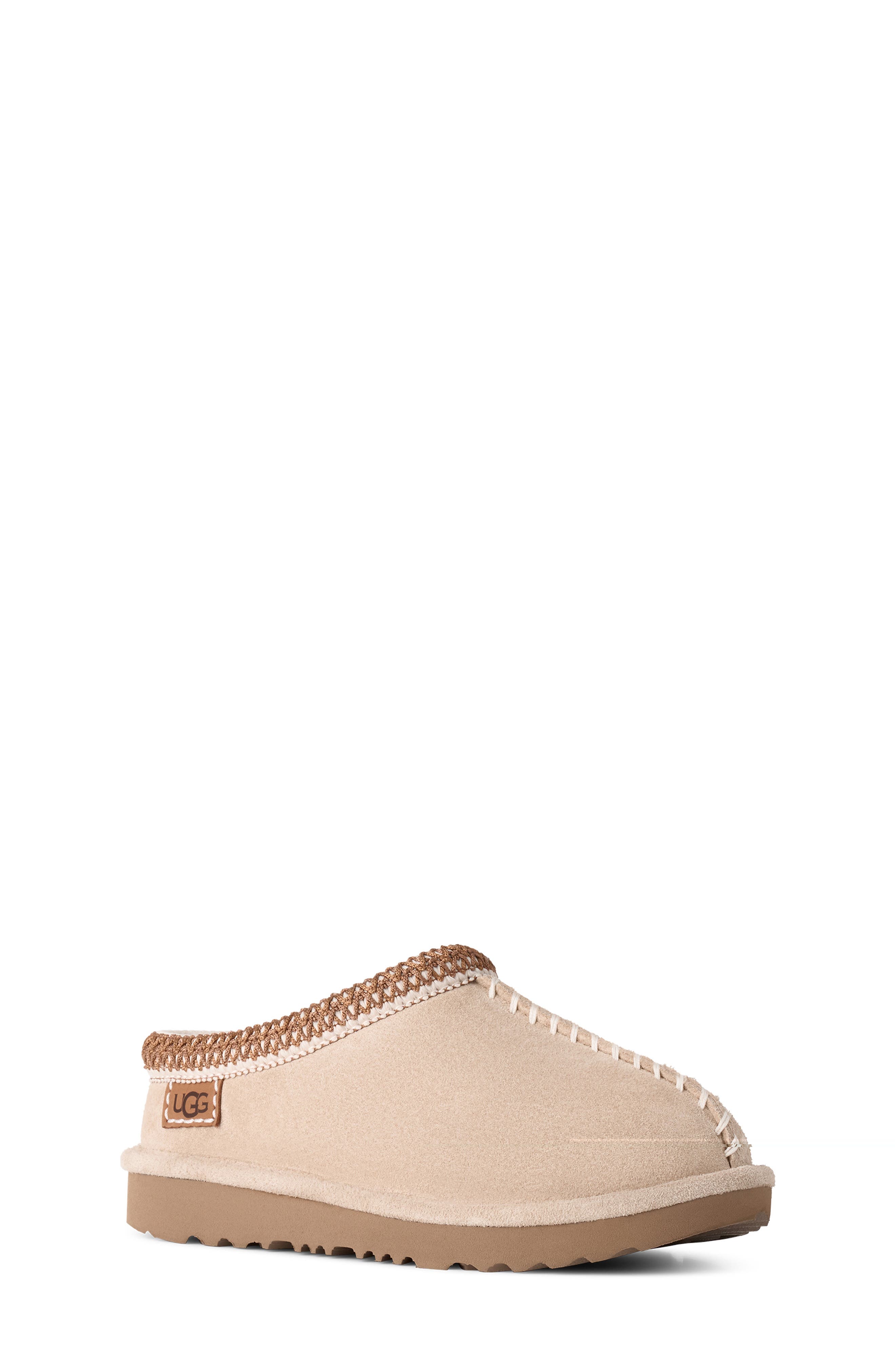 Kids' Tasman Stitched Slipper, Main, color, SAND