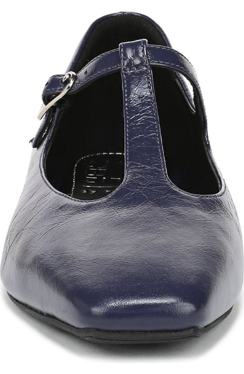 27 EDIT Naturalizer Bella T-Strap Flat, Alternate, color, Midnight Blue