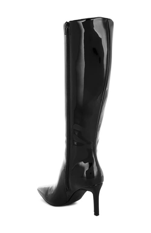 London Rag Warley Knee High Boot In Black