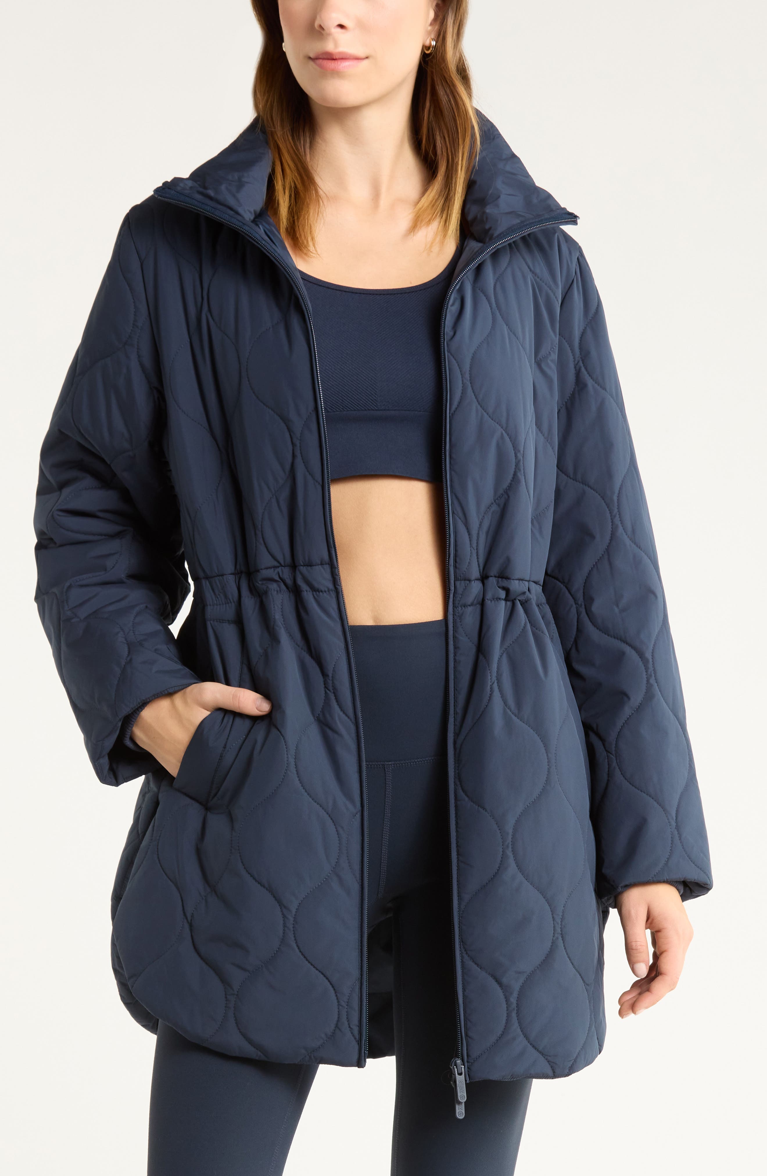 Skyline Longline Quilted Jacket - image 5