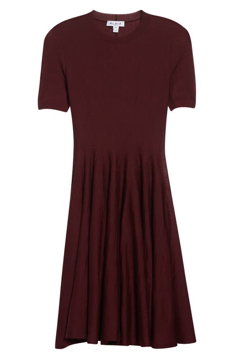 Merino Wool Skater Sweater Dress