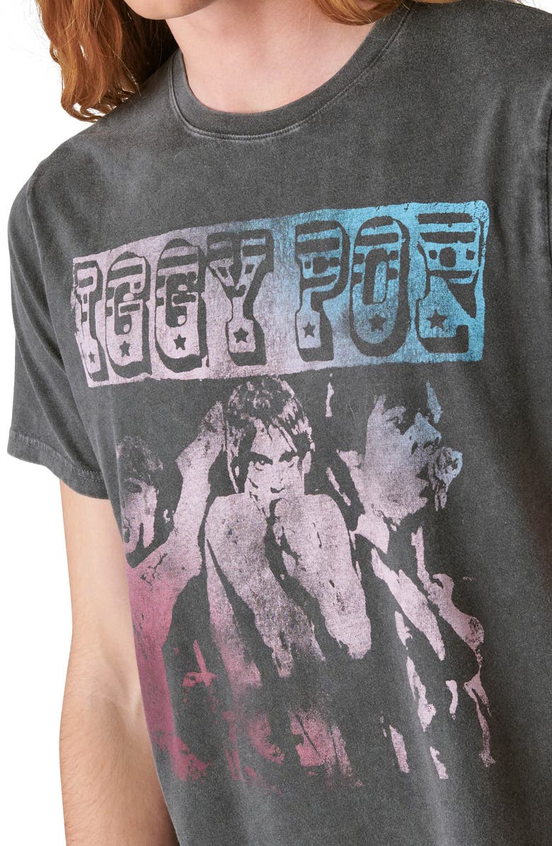 Lucky Brand Iggy Pop Poster Graphic T-Shirt, Alternate, color, 