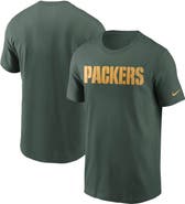 Nike Men's Nike Green Green Bay Packers Team Wordmark T-Shirt