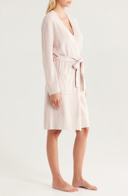 Barefoot Dreams Cozychic Lite® Tonal Contrast Robe In Pink
