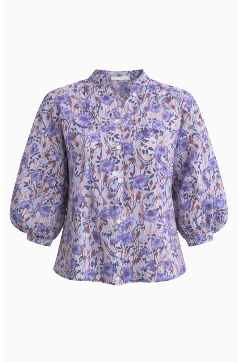Daphne Blouse, Alternate, color, Iris Multi