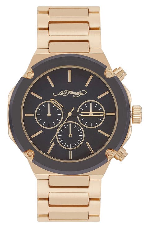 Quartz Chronograph Bracelet Watch, 46mm