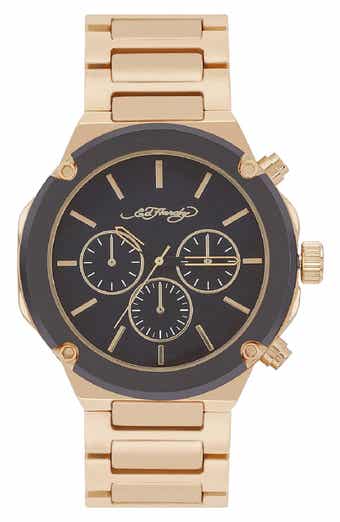 Ed Hardy Quartz Chronograph Bracelet Watch, 46mm