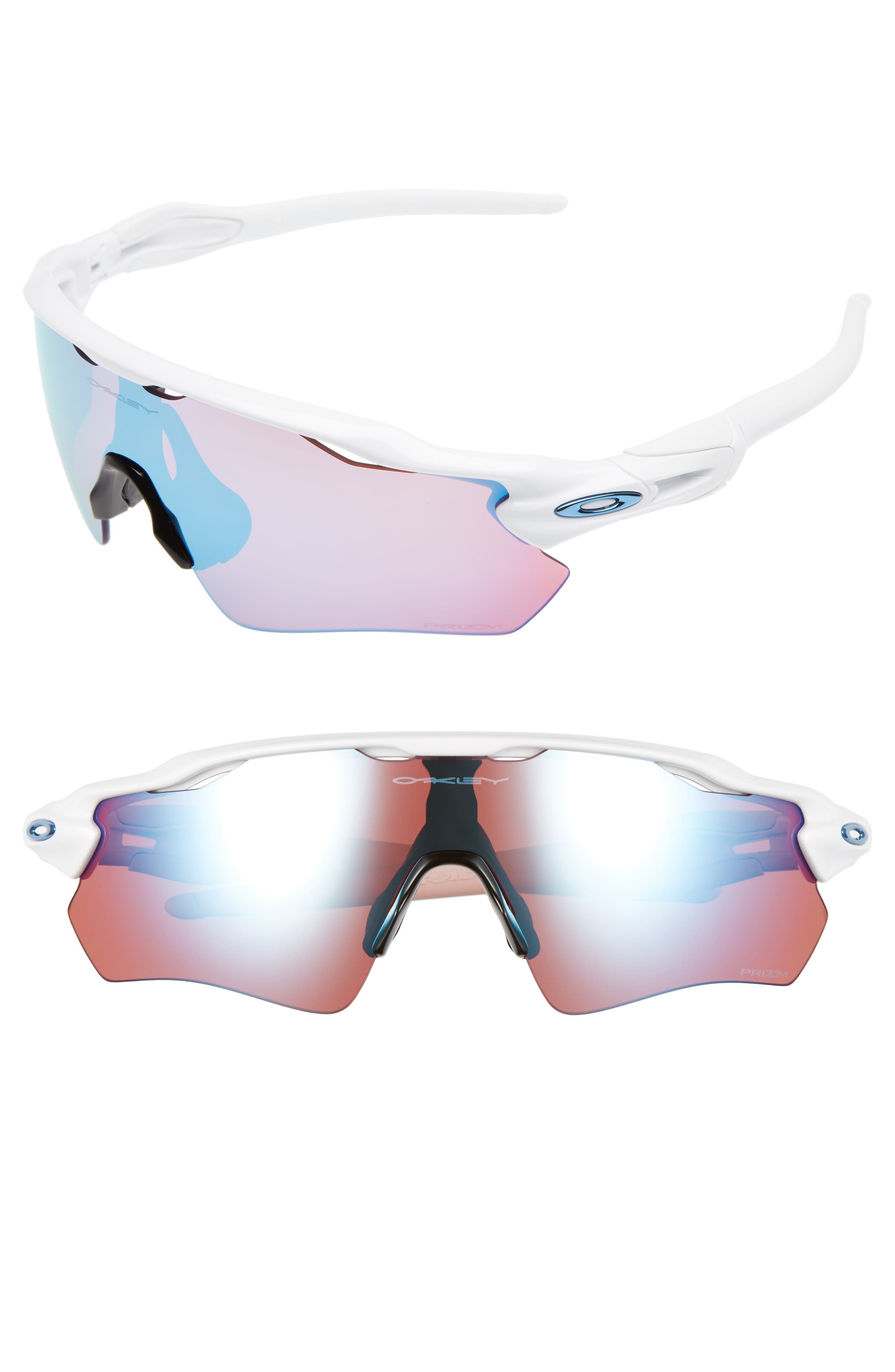 Oakley Radar® EV Path 50mm Sunglasses in White/prizm Sapphire Snow at Nordstrom