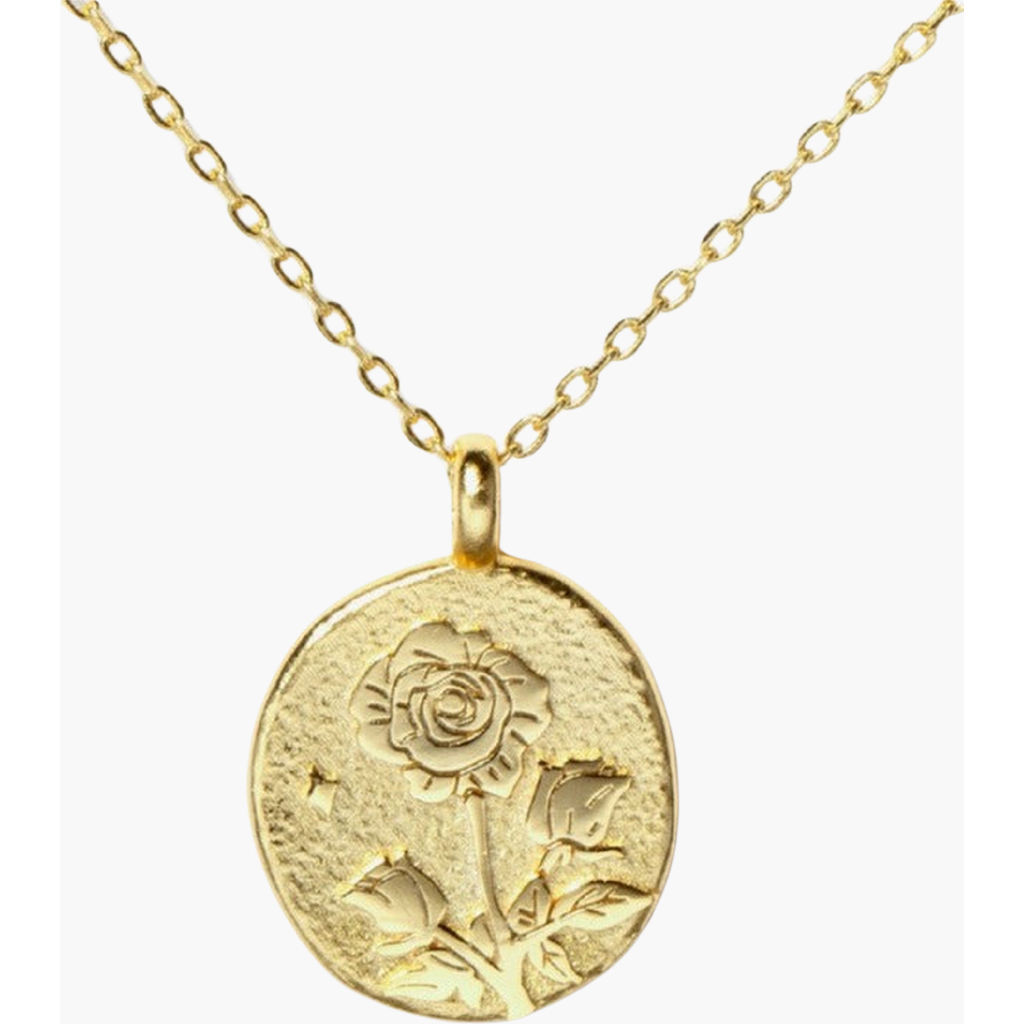 LITTLE SKY STONE LITTLE SKY STONE BIRTH FLOWER NECKLACE