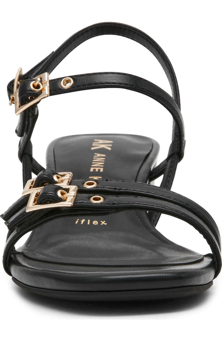 Anne Klein Maybelle Block Heel Sandal, Alternate, color, Black
