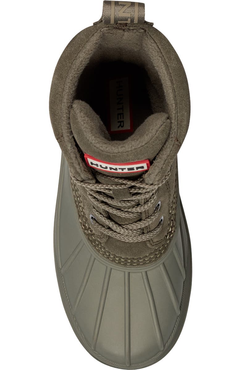 Hunter Sussex Insulated Waterproof Duck Boot, Alternate, color, Loch Olive/ Loch Olive