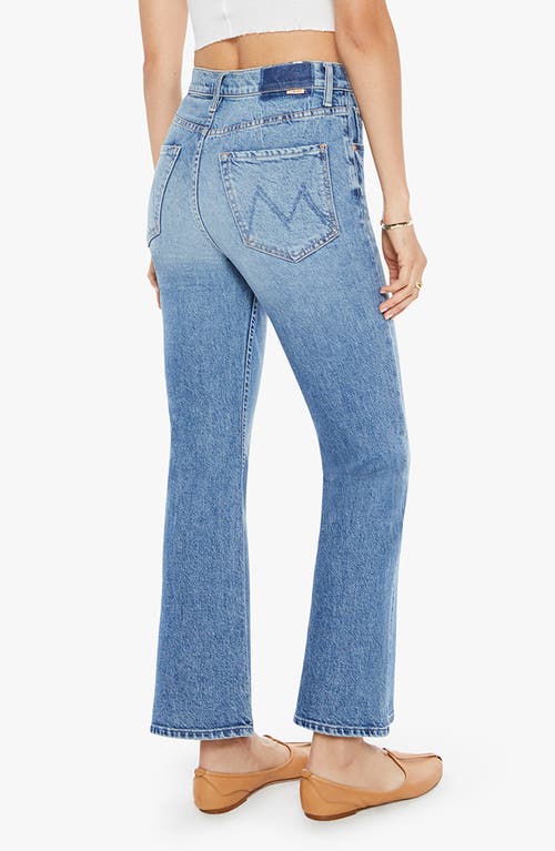 Mother The Tripper Ankle Fray Jeans In All Over The Map In Blue