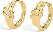 Luv AJ The Margaux Knot Hoop Earrings