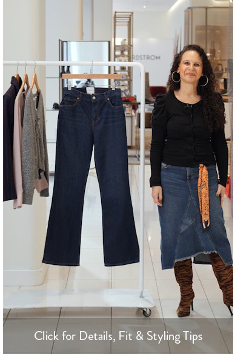 Sharon Mid Rise Bootcut Jeans video