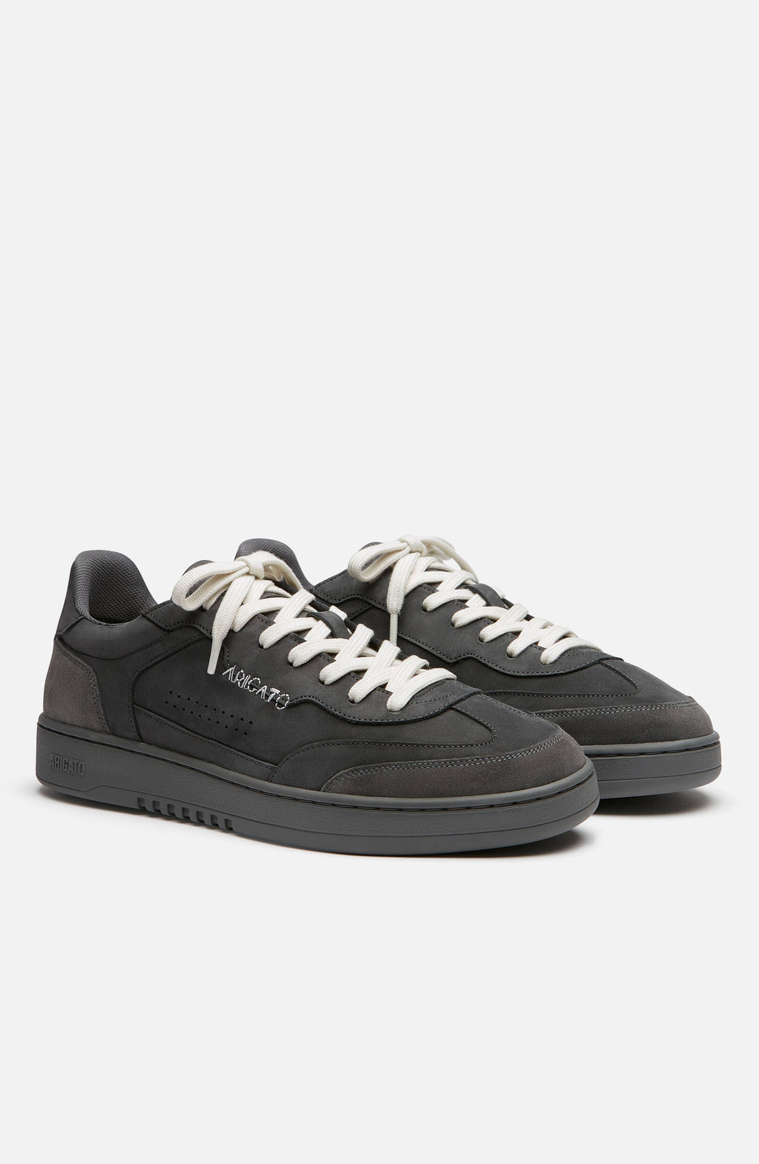 Axel Arigato Dice T-Toe Leather Sneaker, Alternate, color, Off Black/Off Black