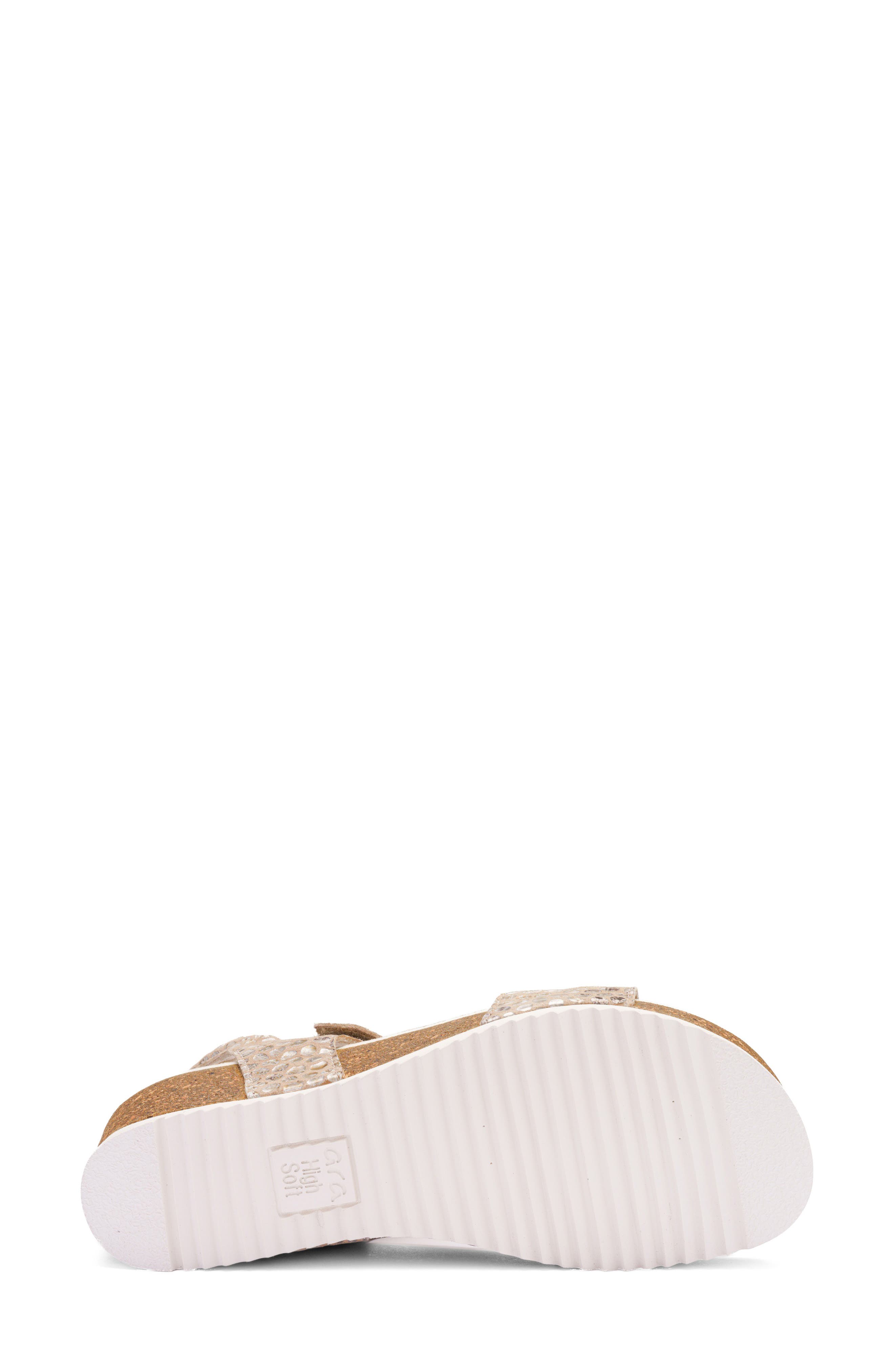 ara Nova Platform Wedge Sandal, Alternate, color, Camel