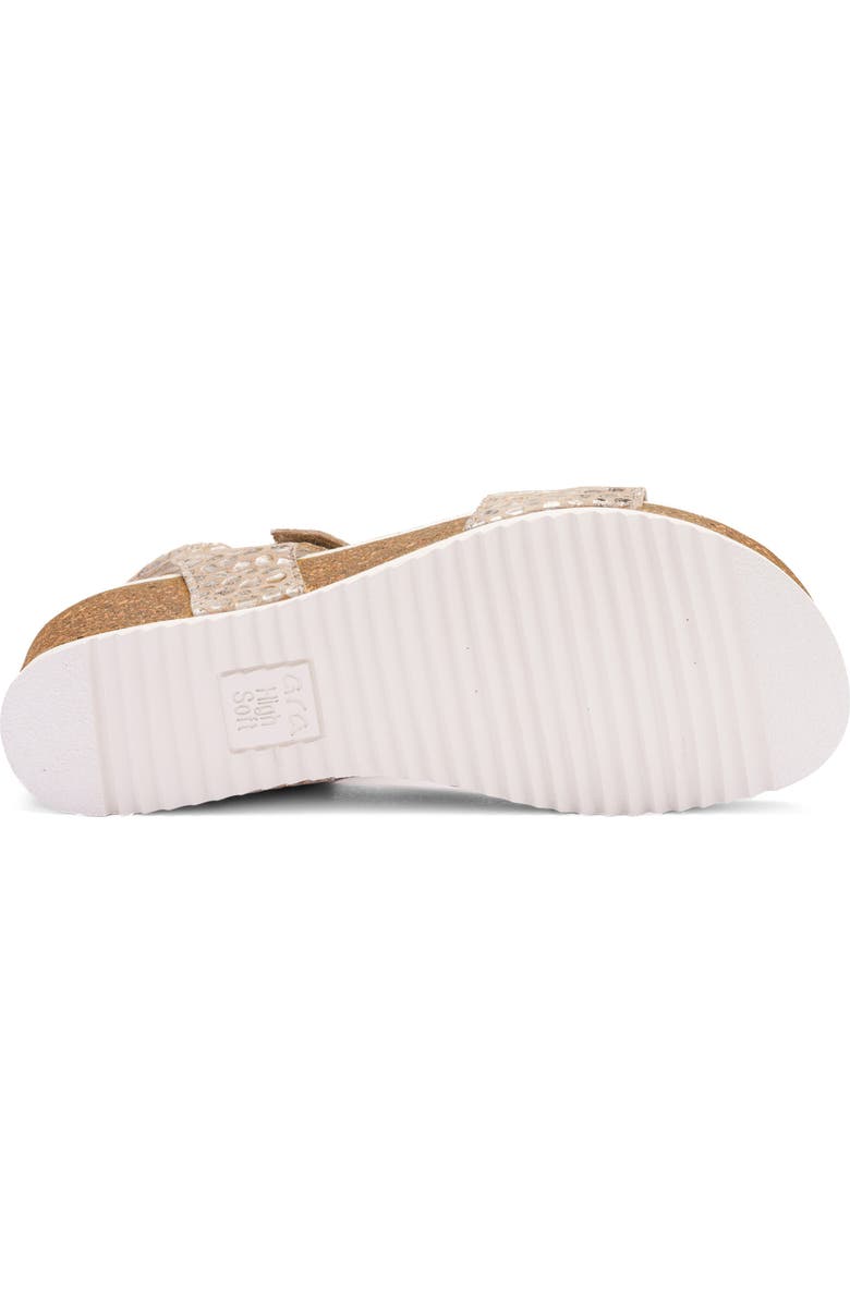 ara Nova Platform Wedge Sandal, Alternate, color, Camel