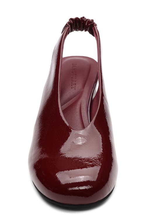 Sanctuary Opera Slingback Pump In Burgundy