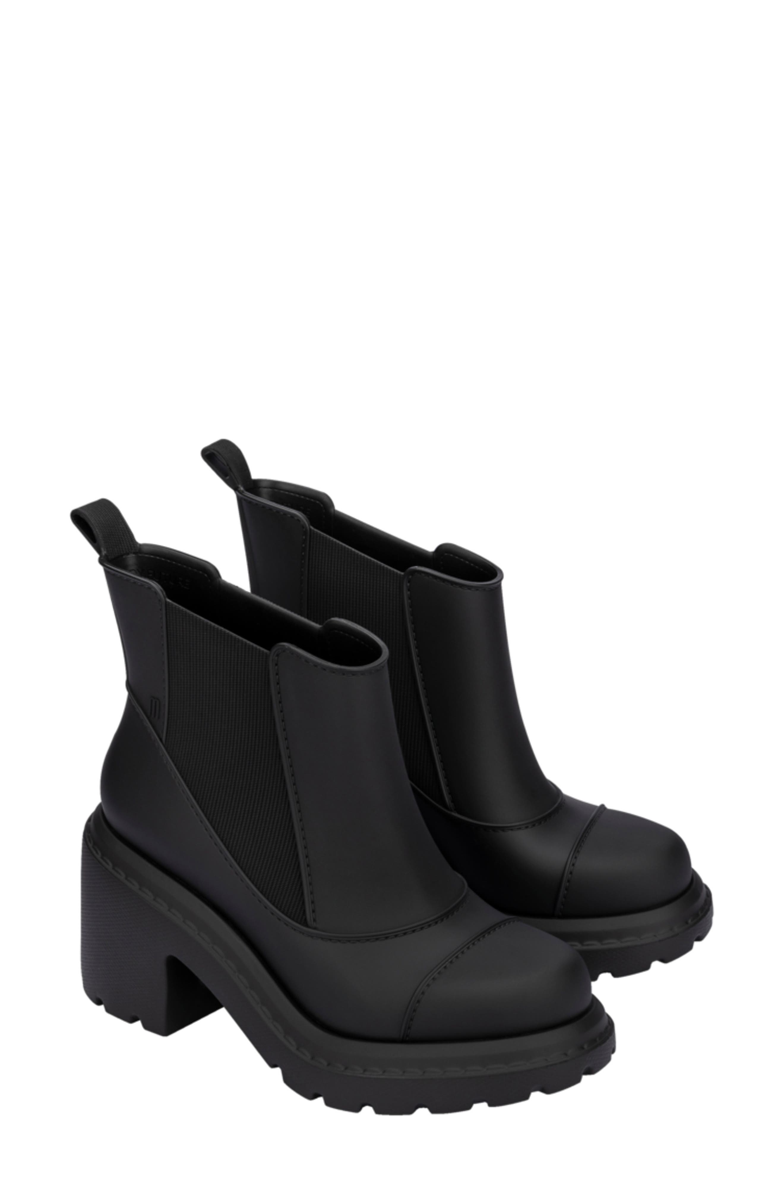 Melissa Courtney Platform Chelsea Boot, Main, color, Black