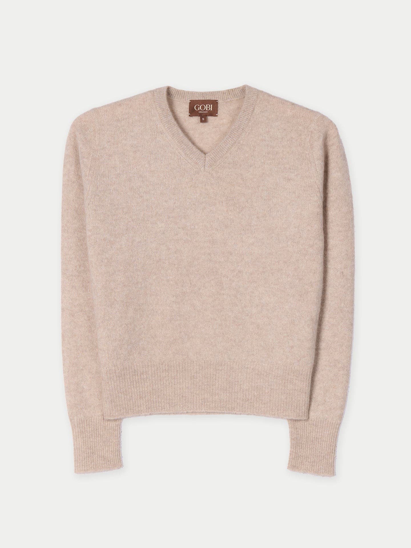 Dual-Collar Cashmere Sweater - image 2