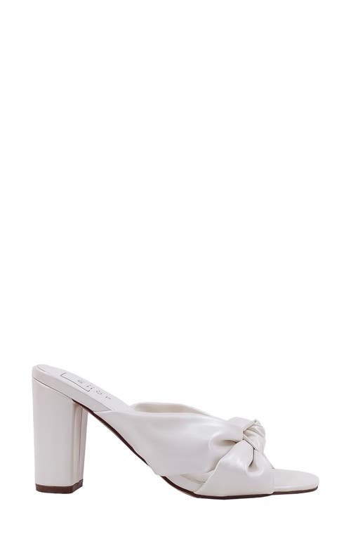 Shushop Gerri Knot Sandal In Pearl