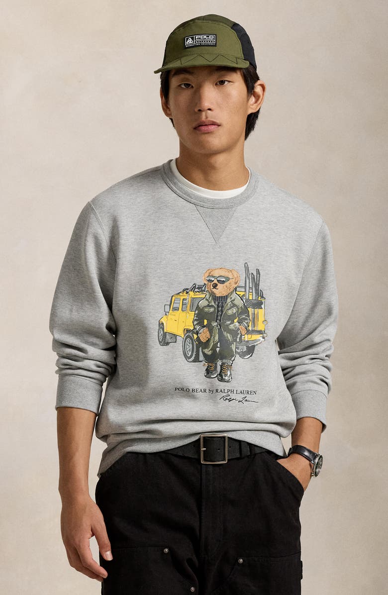 Polo Ralph Lauren Polo Bear Double Knit Graphic Sweatshirt, Alternate, color, 