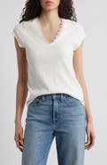 Wit & Wisdom Variegated Rib Knit Top