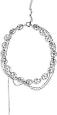 Justine Clenquet Rocio Mixed Chain Necklace