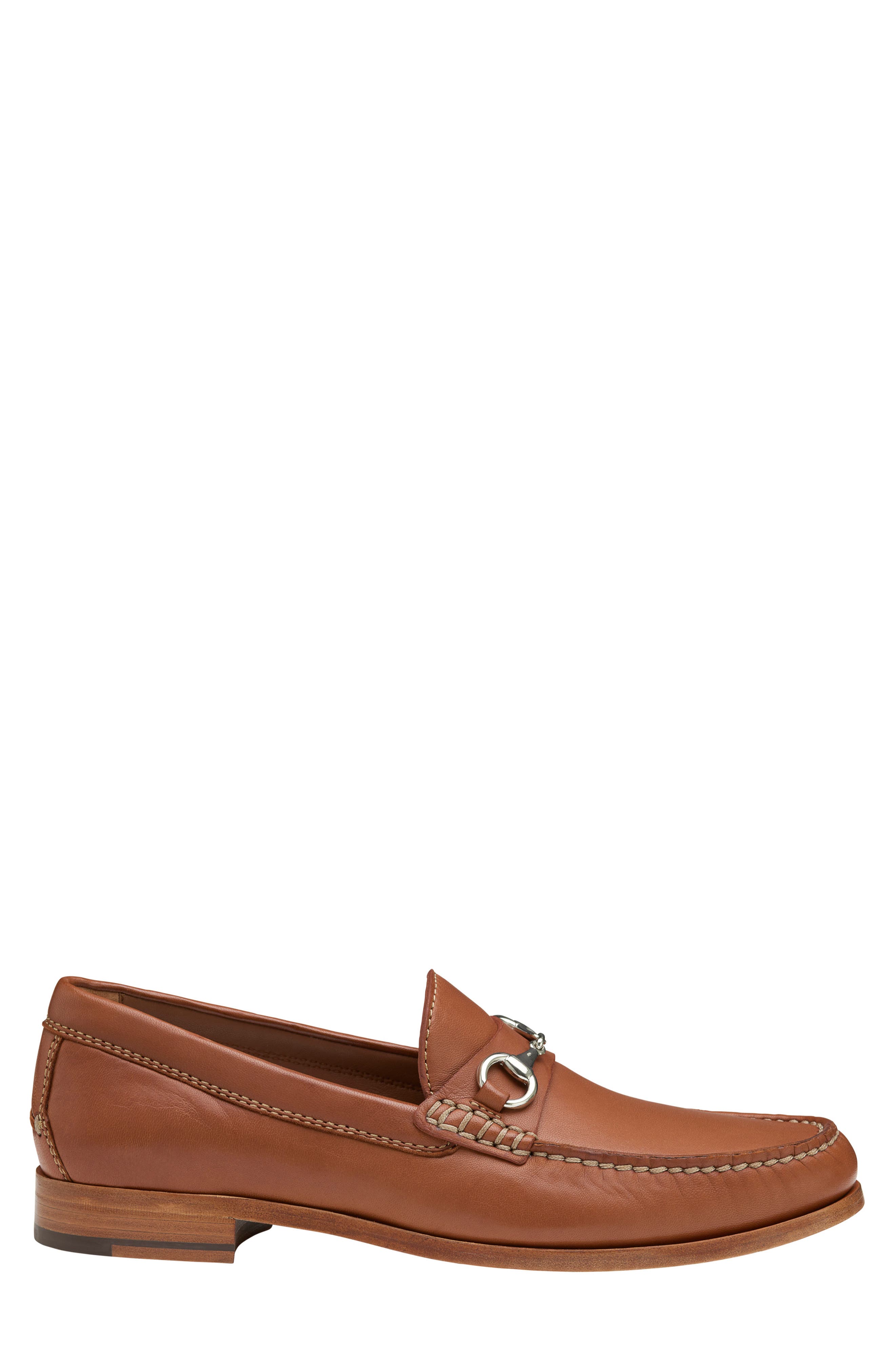 Baldwin Bit Loafer, Alternate, color, COGNAC SHEEPSKIN