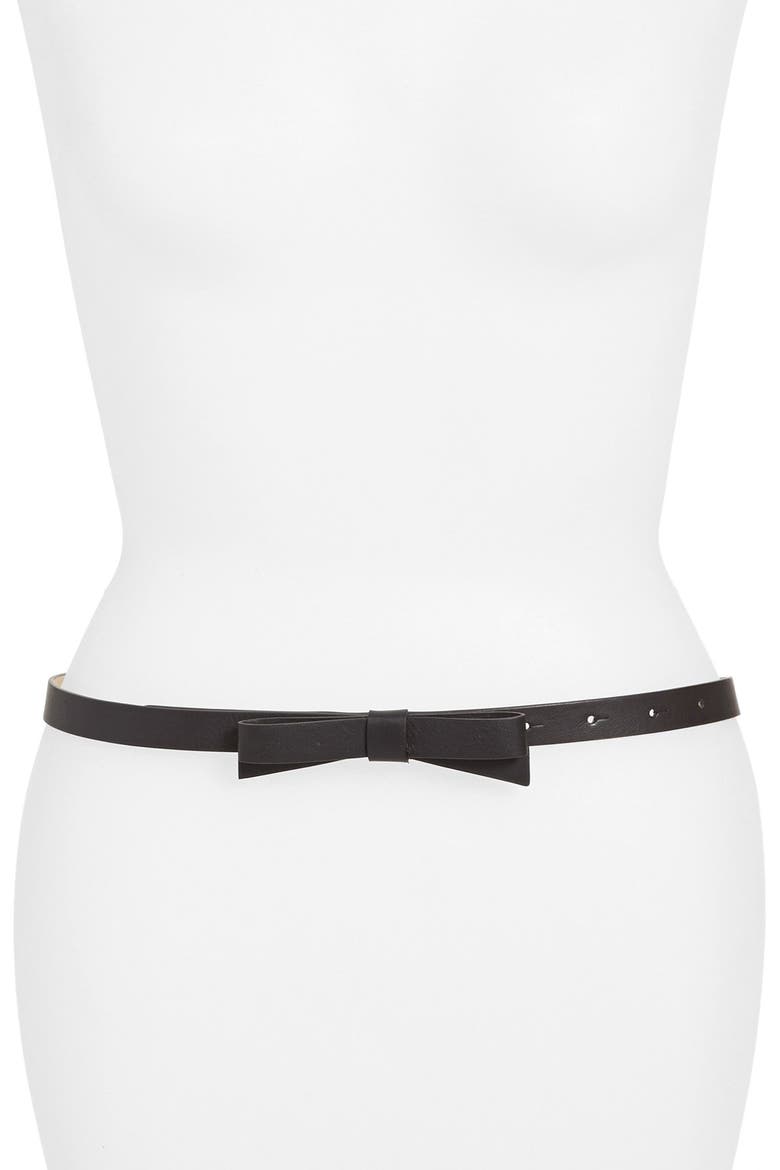bow belt, Main, color, BLACK