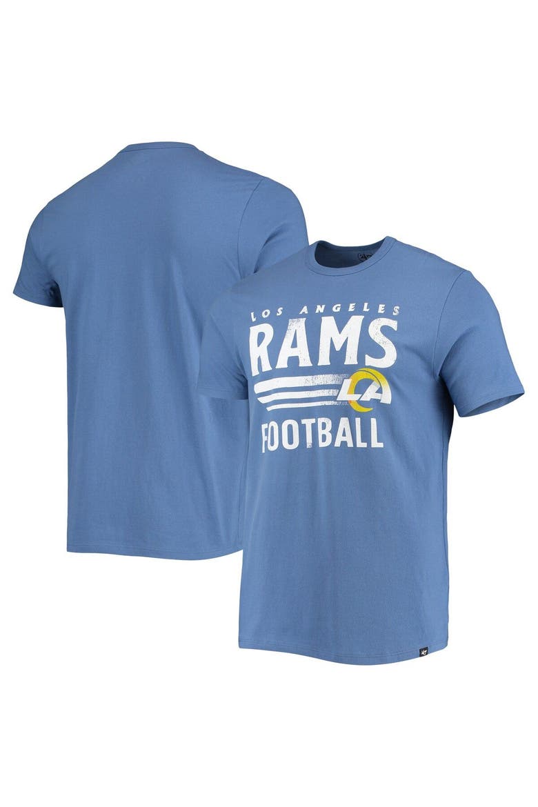 Men's '47 Royal Los Angeles Rams Rider Franklin T-Shirt, Main, color, Royal
