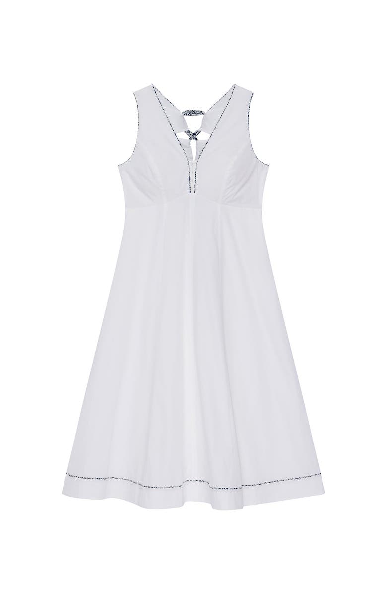 MINT VELVET Cotton Tie Detail Maxi Dress, Alternate, color,