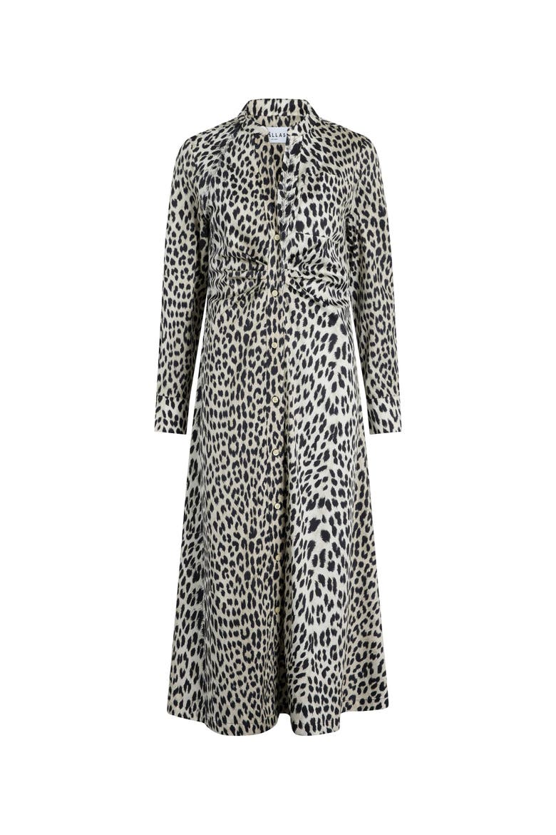 GENNY Longsleeve Shirtdress, Main, color, Natural