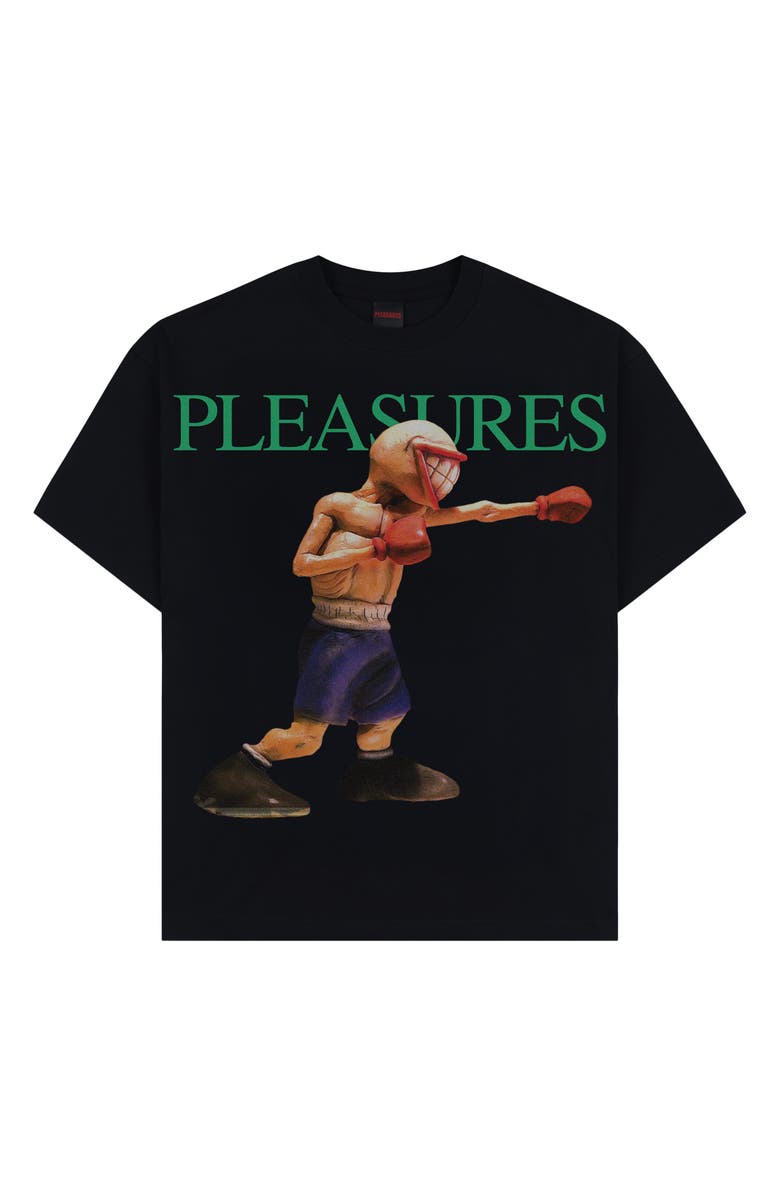 PLEASURES Animals Graphic T-Shirt, Alternate, color, Black