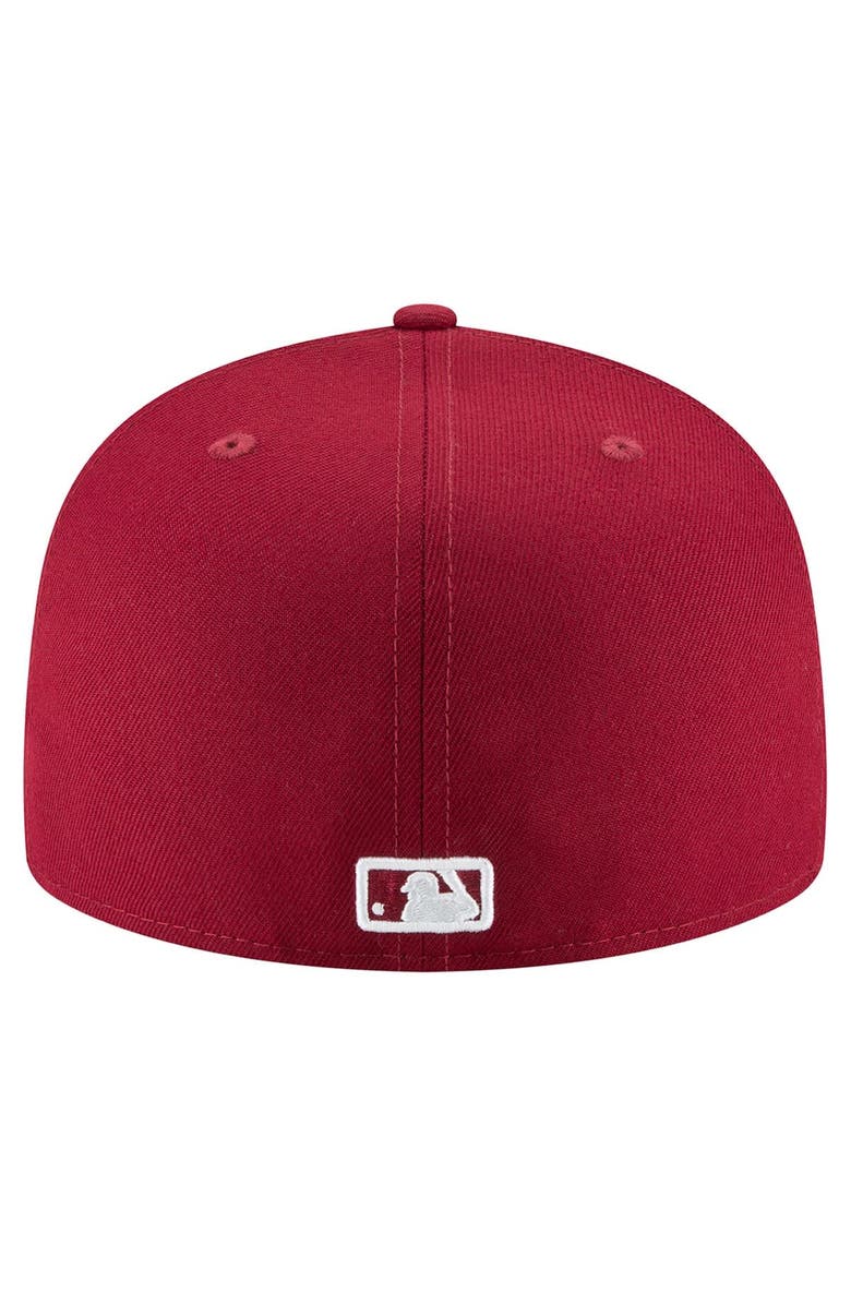 New Era Men's New Era Red Los Angeles Dodgers 2024/25 Back to Back Champions Circle Side Patch Fitted 59FIFTY Hat, Alternate, color, Red