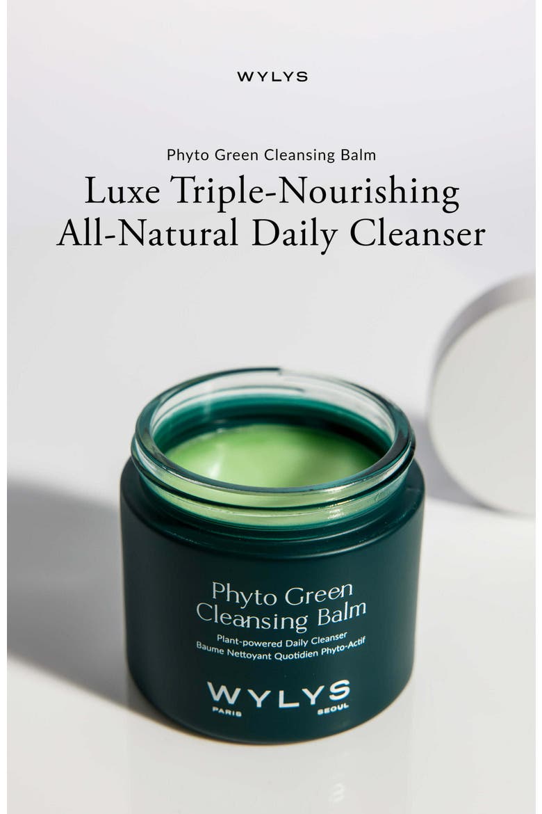Phyto Green Cleansing Balm & Sage Verte Makeup Bag, Alternate, color, Green