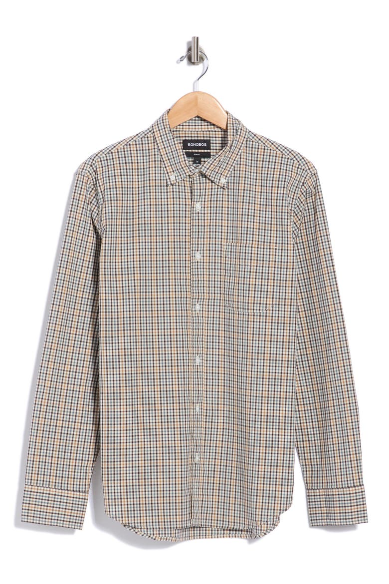 Check Long Sleeve Poplin Shirt, Alternate, color, SMOKETOWN CHECK