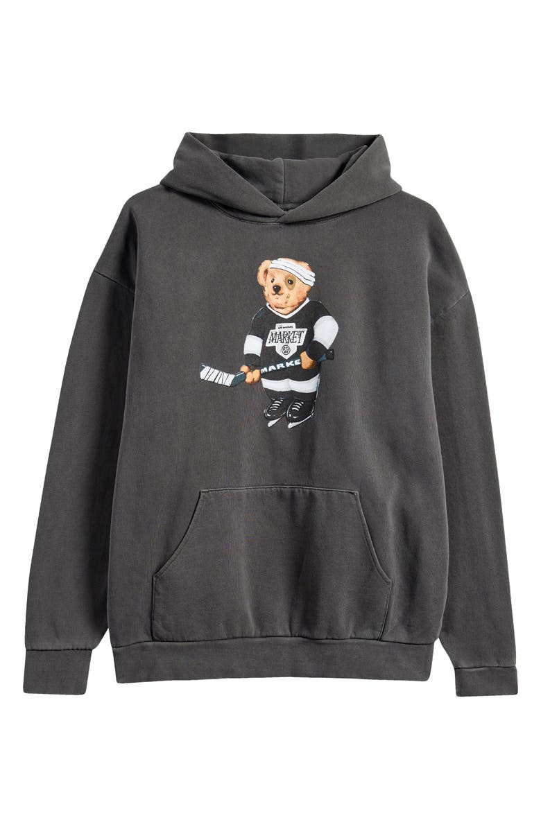 MARKET Hockey Bear Oversize Hoodie, Main, color, 