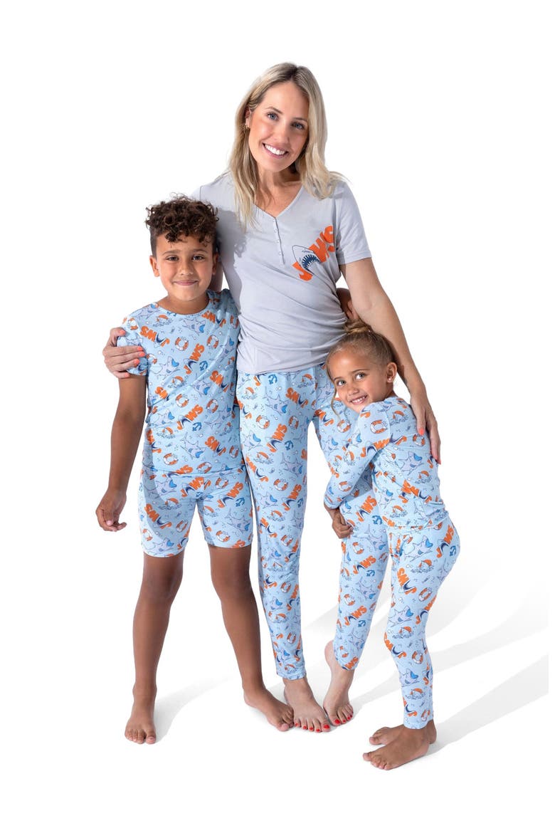 Kids' JAWS Set of 2 Piece Pajamas, Alternate, color, JAWS