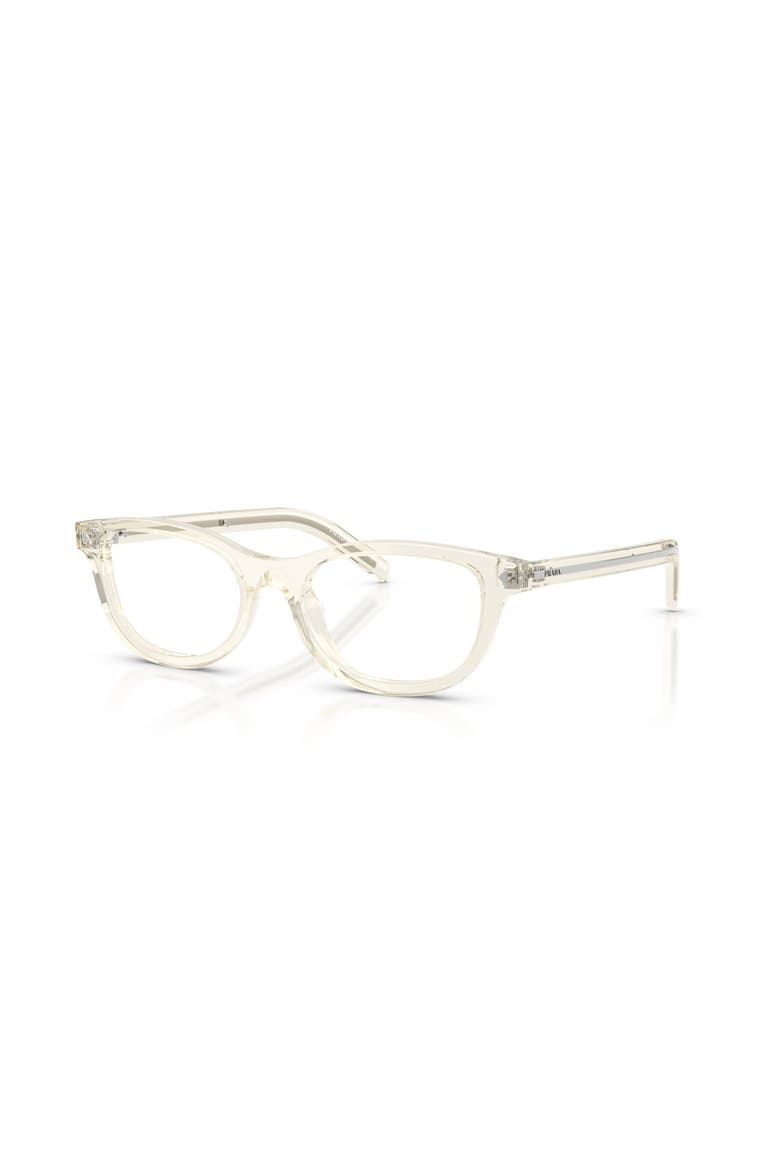 52mm Oval optical glasses, Main, color, Brown