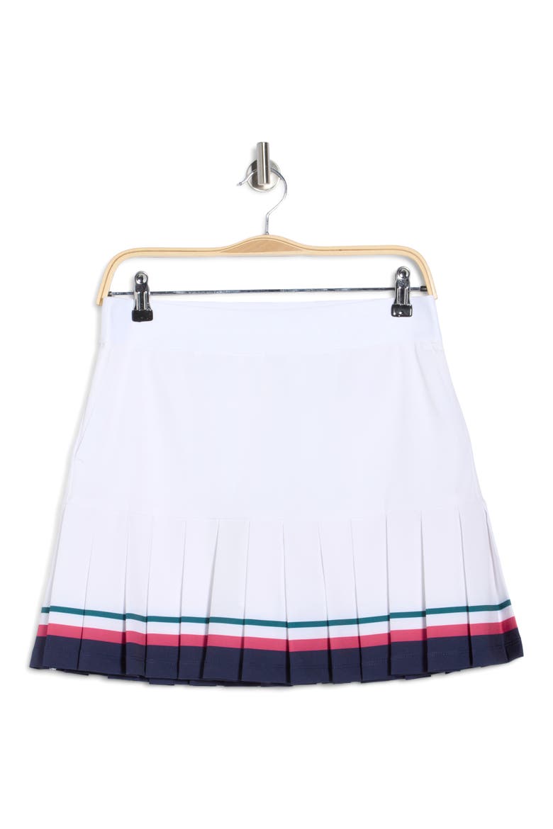 Stretch Colorblock Skort, Alternate, color, BRILLIANT WHITE