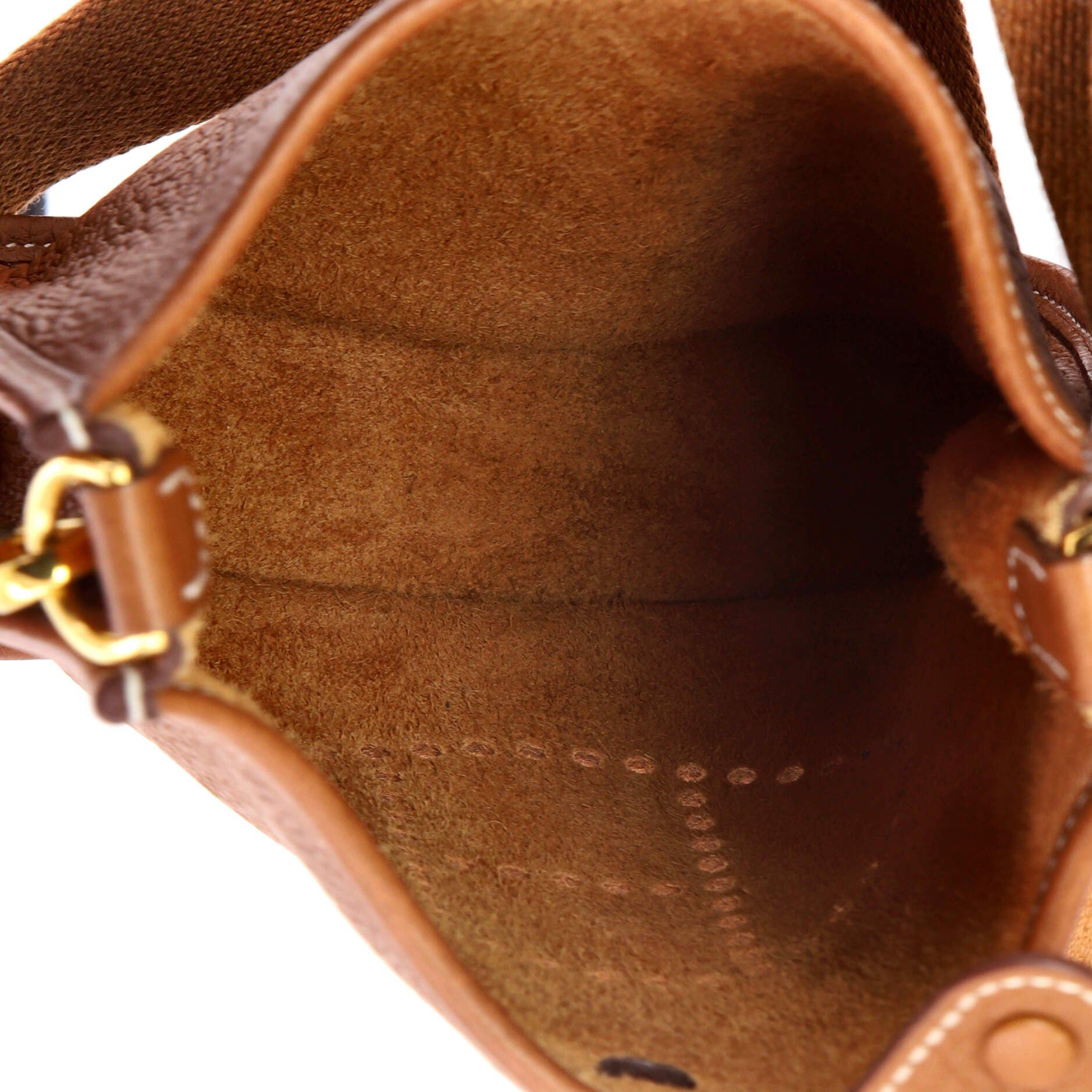 Pre-Owned Hermes Evelyne Bag Gen III Clemence TPM, Alternate, color, Gold