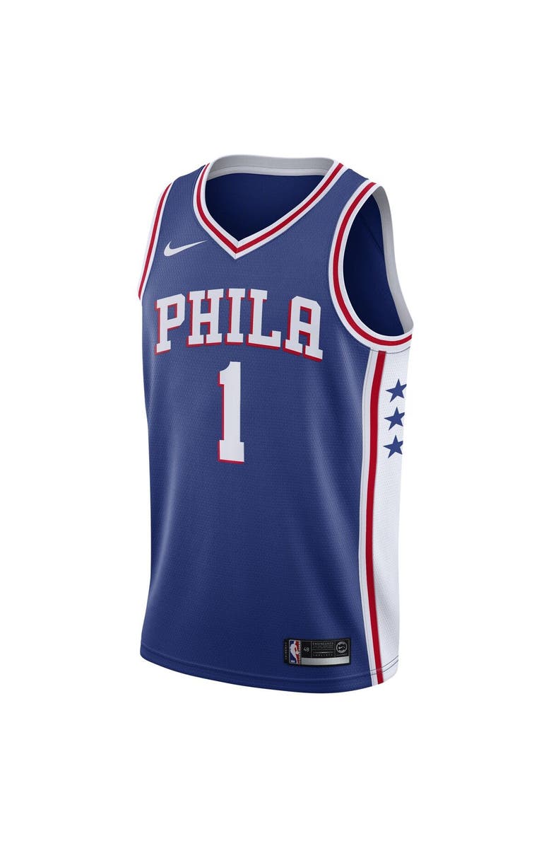 Nike Men's Nike James Harden Royal Philadelphia 76ers Swingman Jersey - Icon Edition, Alternate, color, 