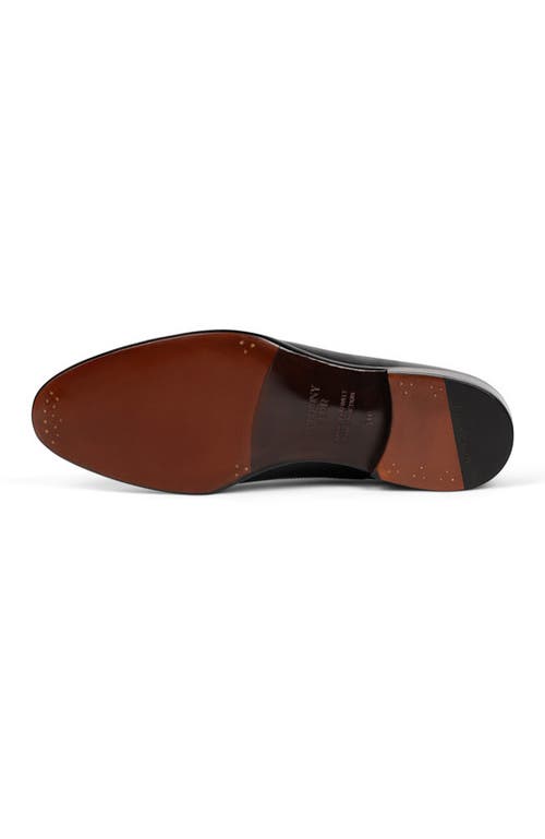 Anthony Veer Regent Cap-toe Oxford In Obsidian Black