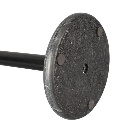 Happimess Avery Modern Classic Metal With Non Slip Weighted Marble Base Paper Towel Holder