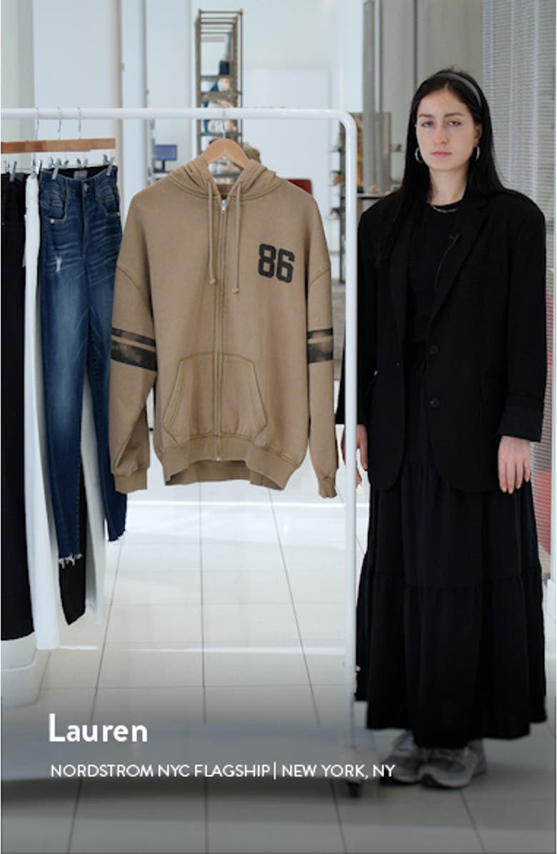 Oversize Zip Hoodie, sales video thumbnail